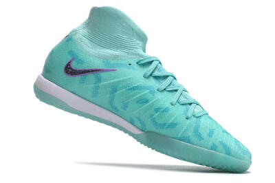 Men's Nike Phantom Luna Elite NU IC Football Shoes - Jade/Purple/Black