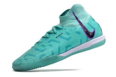 Men's Nike Phantom Luna Elite NU IC Football Shoes - Jade/Purple/Black