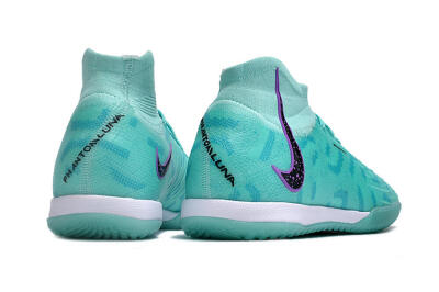 Men's Nike Phantom Luna Elite NU IC Football Shoes - Jade/Purple/Black