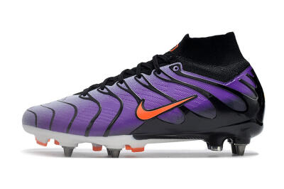 Men's Nike Air Zoom Mercurial Superfly 9 Elite SG Football Boots - Purple/Black/Orange