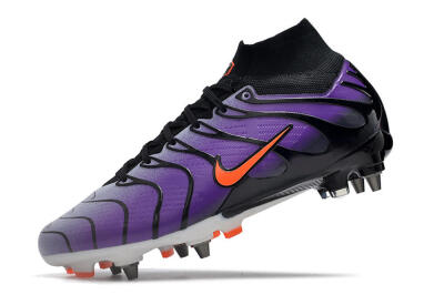 Men's Nike Air Zoom Mercurial Superfly 9 Elite SG Football Boots - Purple/Black/Orange