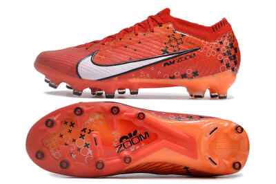 Men's Nike Air Zoom Mercurial Vapor 15 Elite AG Football Boots - Red/White/Black