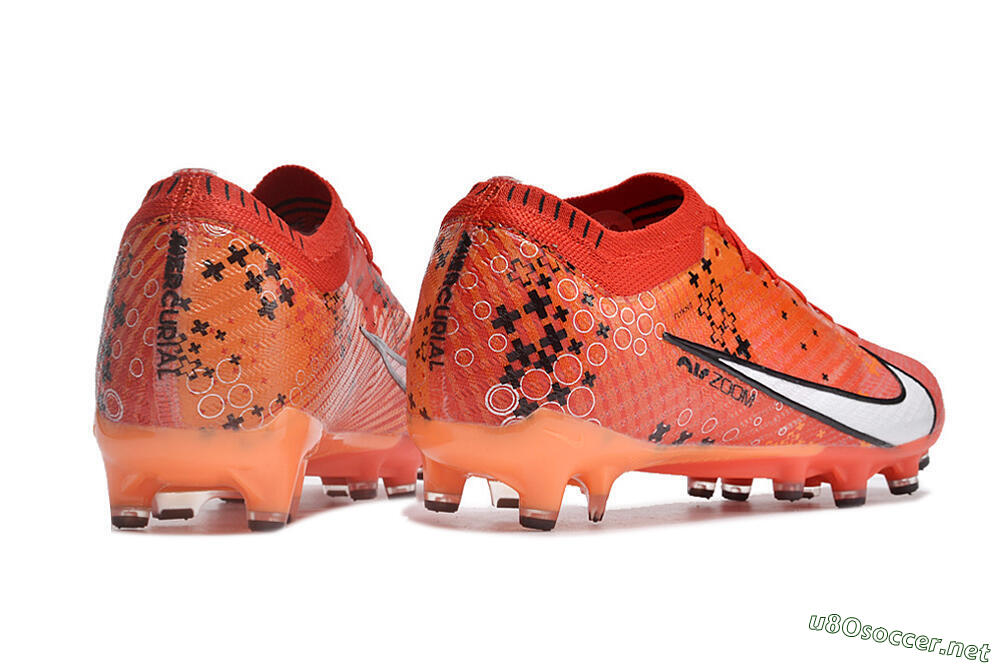 Men's Nike Air Zoom Mercurial Vapor 15 Elite AG Football Boots - Red/White/Black 6