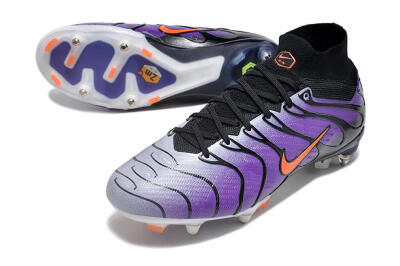 Men's Nike Air Zoom Mercurial Superfly 9 Elite SG Football Boots - Purple/Black/Orange