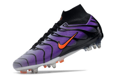 Men's Nike Air Zoom Mercurial Superfly 9 Elite SG Football Boots - Purple/Black/Orange