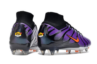 Men's Nike Air Zoom Mercurial Superfly 9 Elite SG Football Boots - Purple/Black/Orange