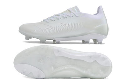 Men's Adidas Predator Accuracy.1 FG Football Boots - White/Beige