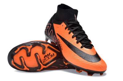Unisex Nike Air Zoom Mercurial Superfly 9 Elite FG Football Boots - Orange/Black