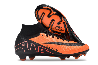 Unisex Nike Air Zoom Mercurial Superfly 9 Elite FG Football Boots - Orange/Black
