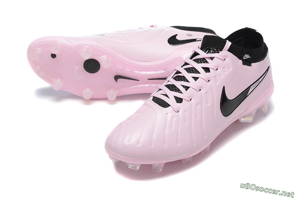 Men's Nike Tiempo Legend 10 Elite FG Football Boots - Pink/Black 3