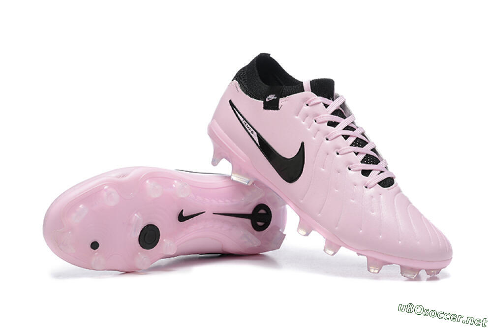 Men's Nike Tiempo Legend 10 Elite FG Football Boots - Pink/Black 4