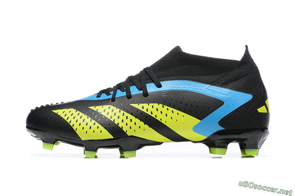 Men's Adidas Predator Accuracy.1 FG Football Boots - Black/Blue/Yellow 0