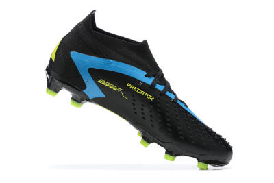 Men's Adidas Predator Accuracy.1 FG Football Boots - Black/Blue/Yellow