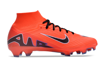 Unisex Nike Air Zoom Mercurial Superfly 9 Elite FG Football Boots - Red/Black/Purple