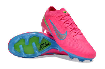 Men's Nike Air Zoom Mercurial Vapor 15 Elite FG Football Boots - Pink/Silver/Blue