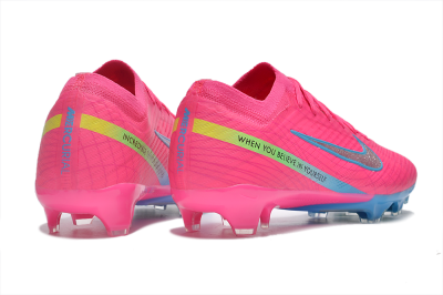 Men's Nike Air Zoom Mercurial Vapor 15 Elite FG Football Boots - Pink/Silver/Blue