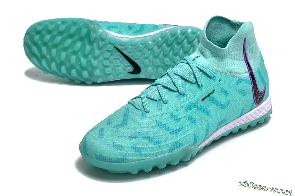 Unisex Nike Phantom Luna Elite NU TF Football Shoes - Green/Yellow/Purple/Black 3