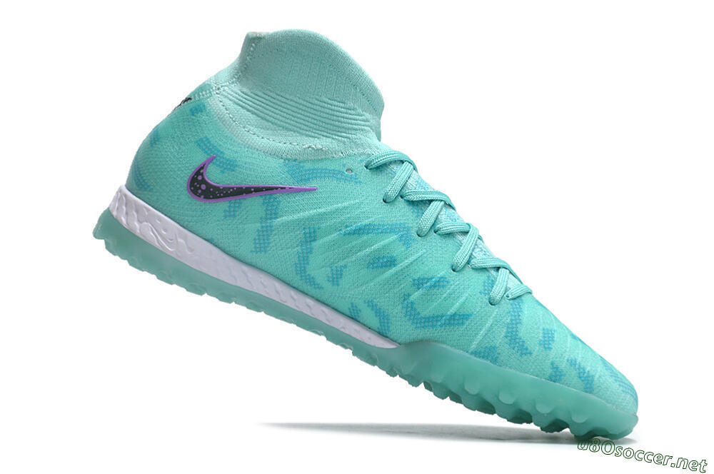 Unisex Nike Phantom Luna Elite NU TF Football Shoes - Green/Yellow/Purple/Black 4