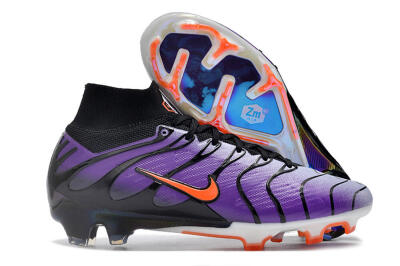 Men's Nike Air Zoom Mercurial Superfly 9 Elite FG Football Boots - Purple/Black/Orange/Gold