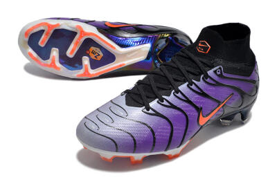 Men's Nike Air Zoom Mercurial Superfly 9 Elite FG Football Boots - Purple/Black/Orange/Gold
