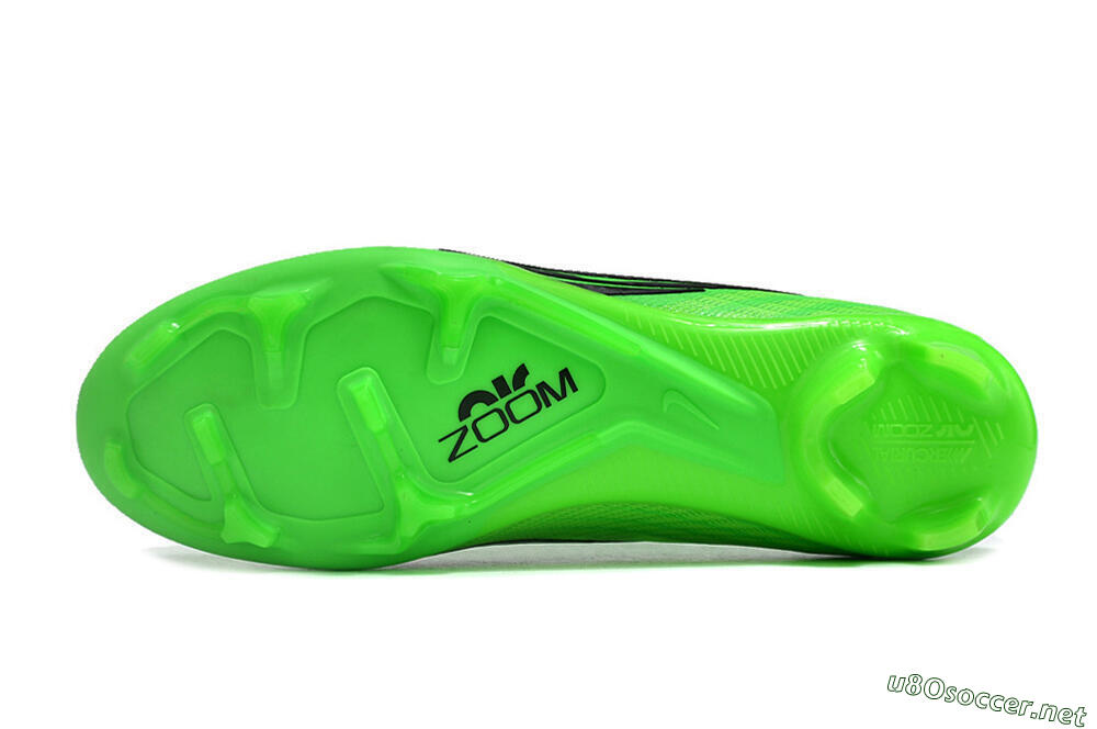 Men's Nike Air Zoom Mercurial Vapor 15 Elite FG Football Boots - Green/Black 6