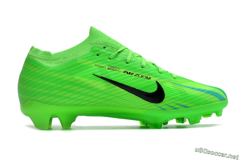 Men's Nike Air Zoom Mercurial Vapor 15 Elite FG Football Boots - Green/Black 7