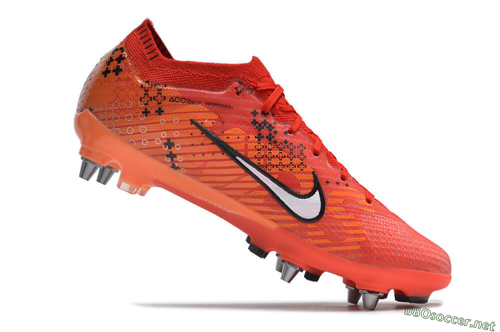 Men's Nike Air Zoom Mercurial Vapor 15 SG Football Boots - Red/White/Black 4