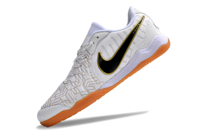Men's Nike Tiempo Legend 10 Pro IC Football Shoes - White/Gold/Black