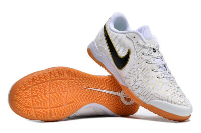 Men's Nike Tiempo Legend 10 Pro IC Football Shoes - White/Gold/Black