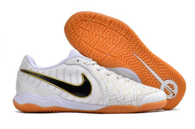 Men's Nike Tiempo Legend 10 Pro IC Football Shoes - White/Gold/Black