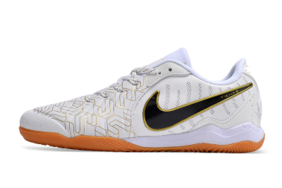 Men's Nike Tiempo Legend 10 Pro IC Football Shoes - White/Gold/Black