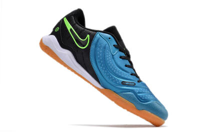 Men's Nike Tiempo Legend 10 Pro IC Football Shoes - Blue/Black/Yellow