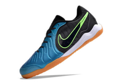 Men's Nike Tiempo Legend 10 Pro IC Football Shoes - Blue/Black/Yellow