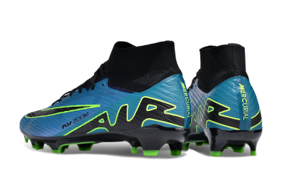 Unisex Nike Air Zoom Mercurial Superfly 9 Elite FG Football Boots - Blue/Black/Yellow