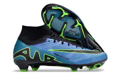 Unisex Nike Air Zoom Mercurial Superfly 9 Elite FG Football Boots - Blue/Black/Yellow