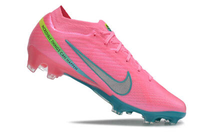 Men's Nike Air Zoom Mercurial Vapor 15 Elite FG Football Boots - Pink/Silver/Blue/Yellow