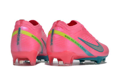 Men's Nike Air Zoom Mercurial Vapor 15 Elite FG Football Boots - Pink/Silver/Blue/Yellow