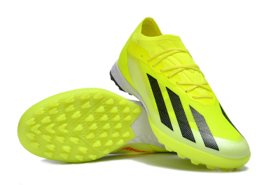 Men's Adidas X 23 Crazyfast.1 TF Football Shoes - Yellow/Black/White