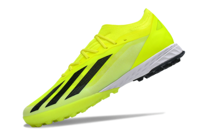 Men's Adidas X 23 Crazyfast.1 TF Football Shoes - Yellow/Black/White