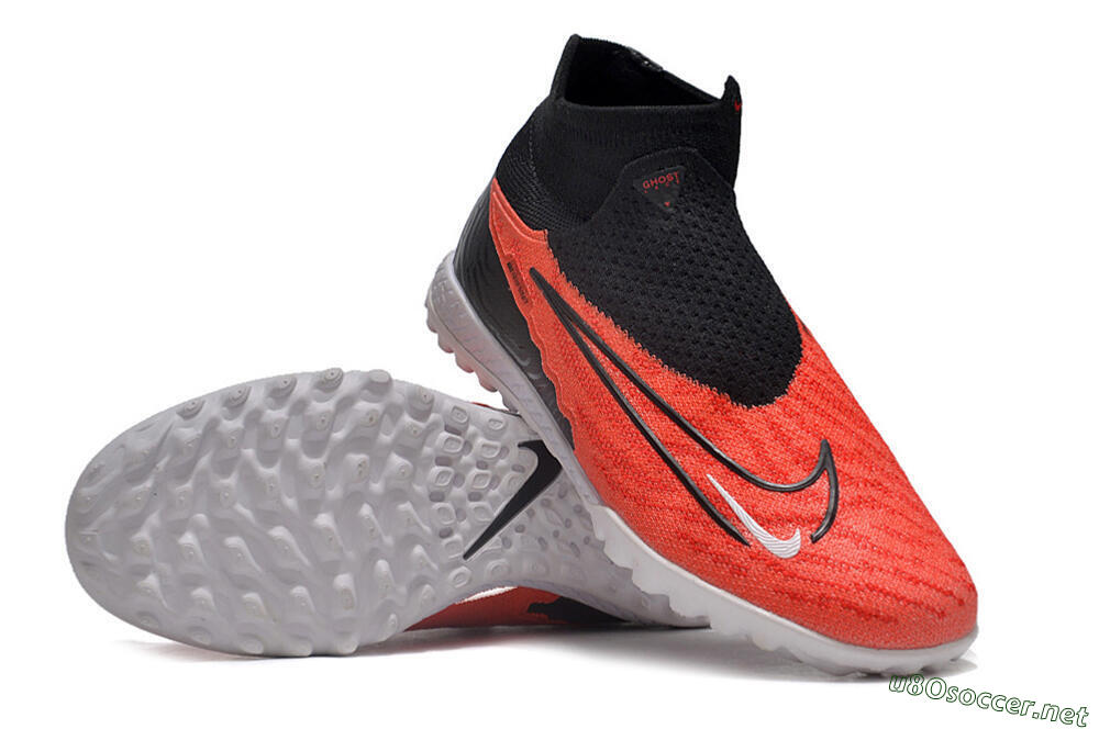 Unisex Nike Phantom GX DF Elite TF Football Shoes - Red/Black/White 4