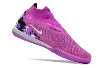 Men's Nike Phantom GX Elite DF Link IC Football Shoes - Purple/Black/White