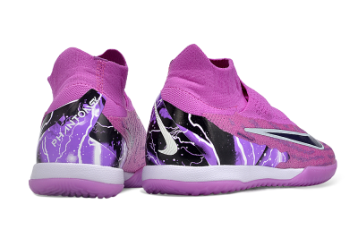 Men's Nike Phantom GX Elite DF Link IC Football Shoes - Purple/Black/White