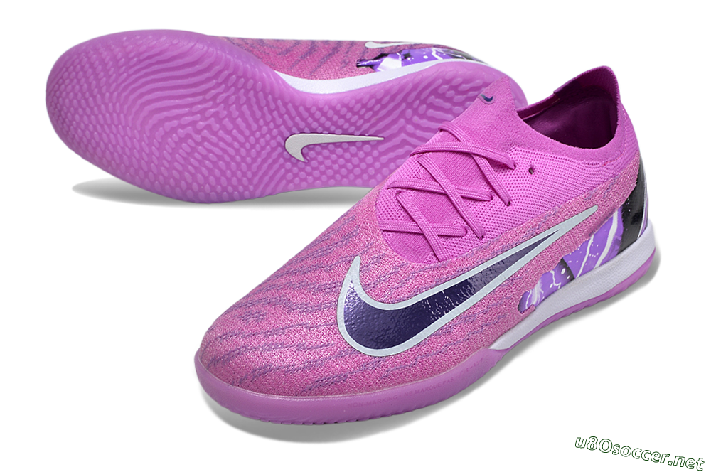 Men's Nike Phantom GX Elite IC Football Shoes - Purple/Black/White 3