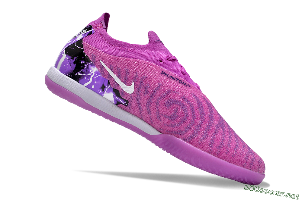 Men's Nike Phantom GX Elite IC Football Shoes - Purple/Black/White 4