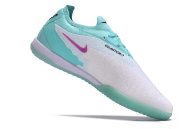 Men's Nike Phantom GX Elite IC Football Shoes - White/Jade/Black/Purple