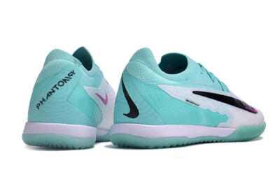 Men's Nike Phantom GX Elite IC Football Shoes - White/Jade/Black/Purple