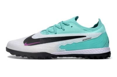 Men's Nike Phantom GX Elite TF Football Shoes - White/Jade/Black/Purple