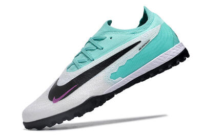 Men's Nike Phantom GX Elite TF Football Shoes - White/Jade/Black/Purple