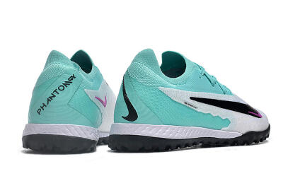 Men's Nike Phantom GX Elite TF Football Shoes - White/Jade/Black/Purple