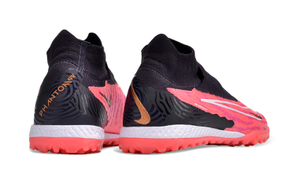 Men's Nike Phantom GX Elite DF Link TF Football Shoes - Pink/Gold/White/Black